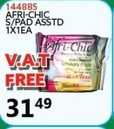 Africa Cash and Carry 144885 Afri-Chic S/Pad Asstd 1x1ea offer
