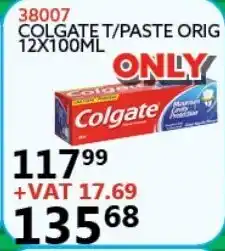 Africa Cash and Carry 38007 Colgate T/Paste Orig 12x100ml offer