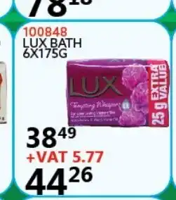 Africa Cash and Carry 100848 Lux Bath 6x175g offer