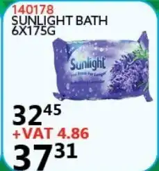 Africa Cash and Carry 140178 Sunlight Bath 6x175g offer