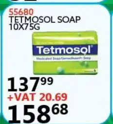 Africa Cash and Carry 66580 Tetmosol Soap 10x75g offer
