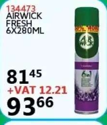 134473 Airwick Fresh 6x280ml