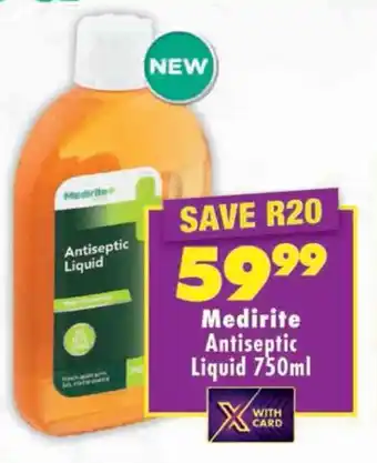 Shoprite Medirite Antiseptic Liquid offer