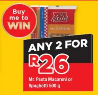 OK Grocer Mr. Pasta Macaroni or Spaghetti offer