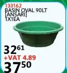Basin Oval 90Lt 1x1EA
