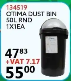 Otima Dust 50L Rnd 1x1ea