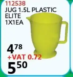 Africa Cash and Carry Jug 1.5L Plastic Elite 1x1ea offer