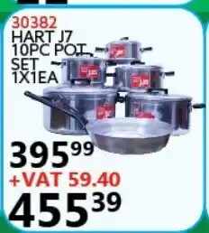Hart J7 10pc Pot Set 1x1ea