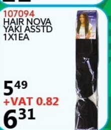 Hair Nova Yaki Asstd 1x1EA