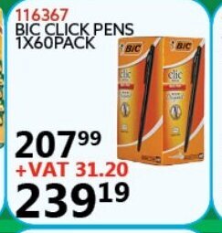 Africa Cash and Carry BIC Click Pens 1x60pack offer