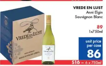 Vrede en Lust 1x750ml