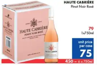 Ultra Liquors Haute Cabriére 1x750ml offer