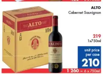 Ultra Liquors Alto 1x750ml offer