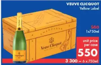 Ultra Liquors Veuve Clicquot 1x750ml offer