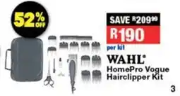 OK Furniture WAHL HomePro Vogue Hairclipper Kit offer
