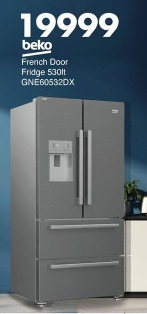 Beko French Door Fridge GNE60532DX 530 L offer at Save Hyper