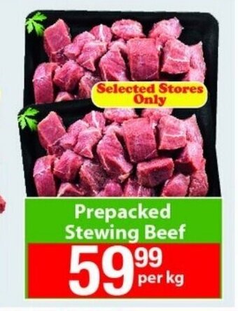 Check Save Prepacked Stewing Beef per kg offer