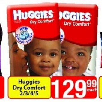 Check Save Huggies Dry Comfort 2/3/4/5 offer