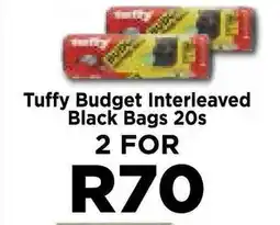 Food Lover's Market Tuffy Budget Interleaved Black Bags offer