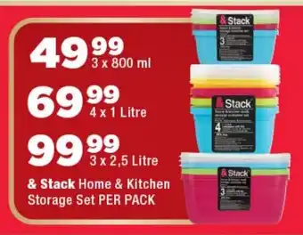 OK Foods & Stack Home & Kitchen Storage Set offer