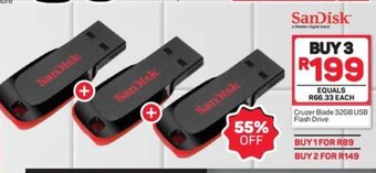 Pick n Pay SanDisk Cruzer Blade 32GB USB Flash Drive offer