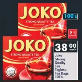 President Hyper Joko Strong Quality Tea Tagless Tea Bags offer