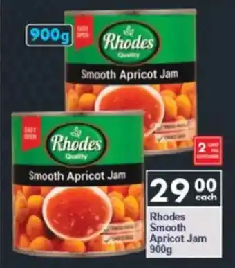 President Hyper Rhodes Smooth Apricot Jam offer