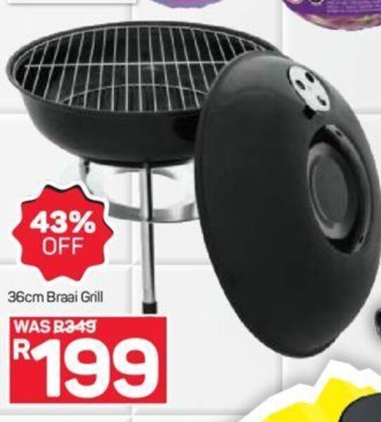 36cm Braai Grill offer at Pick n Pay