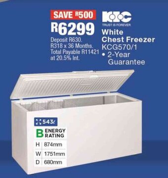White Chest Freezer