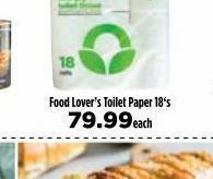 Food Lover's Market Food lover's toilet paper offer