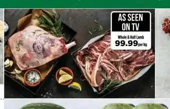 Food Lover's Market Half lamb offer