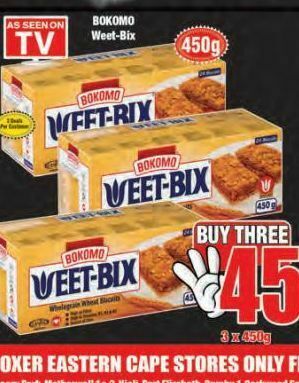 Boxer Bokomo weet-bix 3 offer