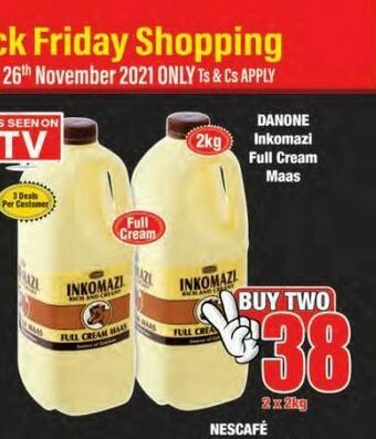 Boxer Inkomazi full cream maas 2 offer