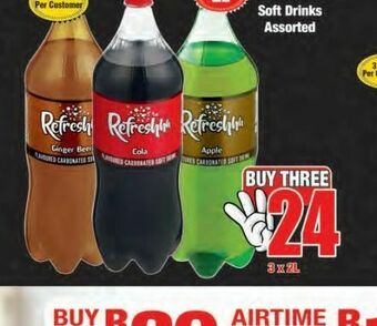 Boxer Refreshhh soft drinks 3 offer