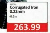 KitKat Cash and Carry Corrugated iron 0.22mm offer