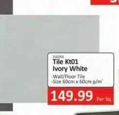 Tile kt01 ivory white