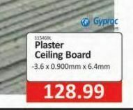 Plasters ceiling board