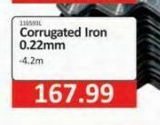 KitKat Cash and Carry Corrugated iron 0.22mm offer