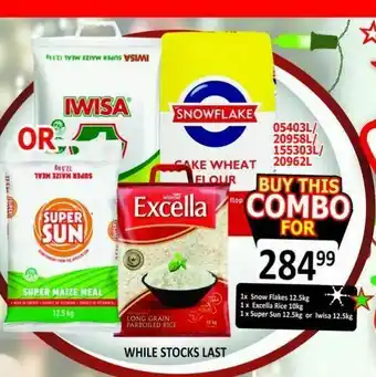 KitKat Cash and Carry Combo: 1 snow flakes + 1 excella rice + 1 super sun or iwisa offer
