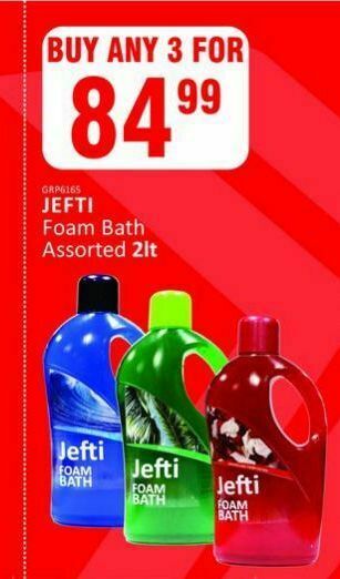KitKat Cash and Carry Jefti foam bath assorted 2lt offer