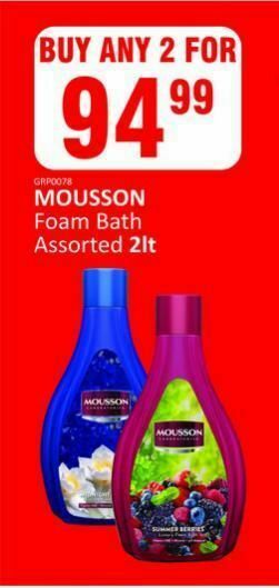 KitKat Cash and Carry Mousson foam bath assorted 2lt offer