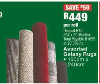 OK Furniture Galaxy Rugs 160cms240cm offer