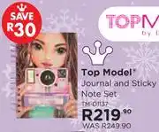 Toy Kingdom Top Model Journal And Sticky Note Set TM-D1137 offer