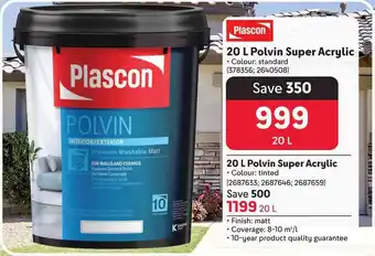 Makro Plascon Polvin Super Acrylic offer