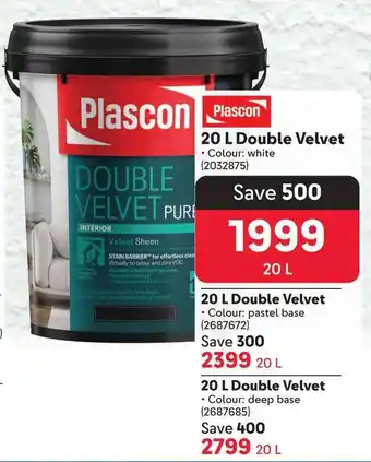 Makro Plascon Double Velvet offer