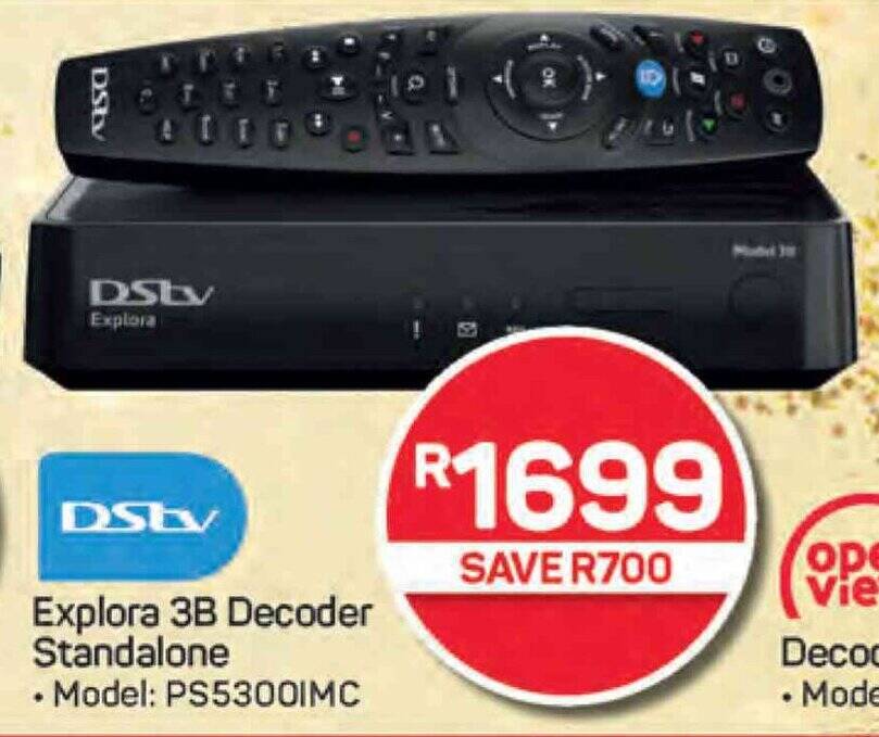 DStv Explora 3B Decoder Standalone offer at Pick n Pay Hypermarket