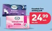 PEP Essentials Care Sanitary Pads-18's/20's Each offer