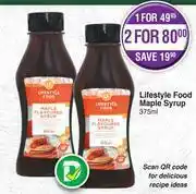 Dis-Chem Lifestyle Food Maple Syrup-375ml offer