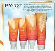 Dis-Chem Payot Sunny Huile De Reve Dry Oil Body & Hair SPF15 Or Sunny Brume Lactee Face & Body SPF30-100ml offer