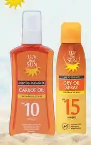 Dis-Chem Luv That Sun Carrot Oil Deep Tan Enhancer SPF10-200ml offer